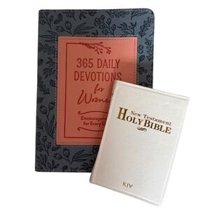 365 Daily Devotions Women Encouragement for Every Day KJV NT pocket Bible Set